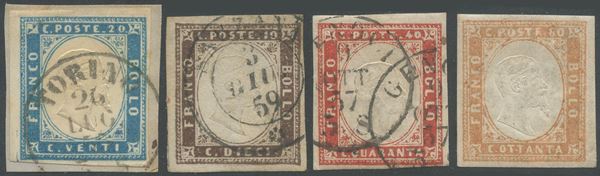 Sardinia - Set of 75 specimens  - Auction Stamps and Postal History - Bertolami Fine Art - Casa d'Aste