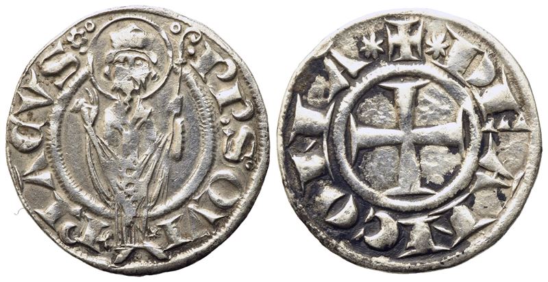 Ancona. Repubblica (XIII Secolo). Grosso Agontano. Ag (2,35 G; 21,22 MM)
