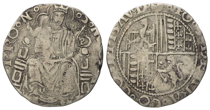 Pesaro. Giovanni Sforza (1489-1510). Grosso. Ag (1,52 G; 20,62 MM)