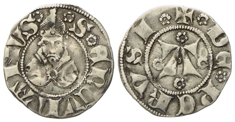 Perugia. Autonomia (1290-1506). Bolognino (1374-1376). Cni 22; Ag; 1,16gr; 18,22mm