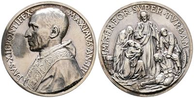 Vaticano. Pio XII (1939-1958). Medaglia Annuale A. III.opus Mistruzzi. Bart. E941. Ag. 38,94gr. 4...