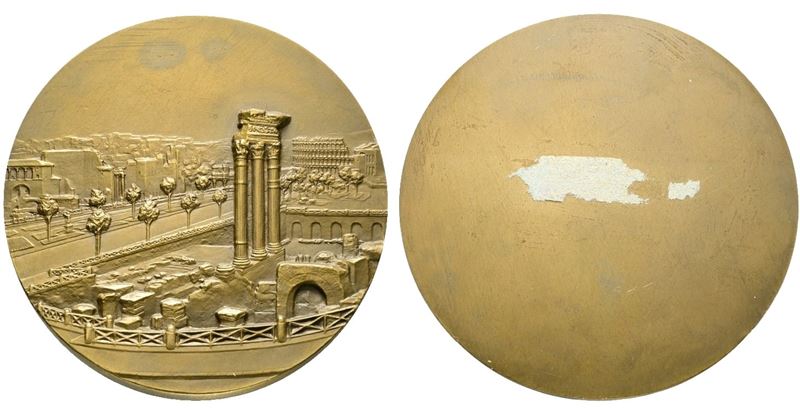 ROMA. Medaglia Fori imperiali. XX secolo. Ae; 82mm