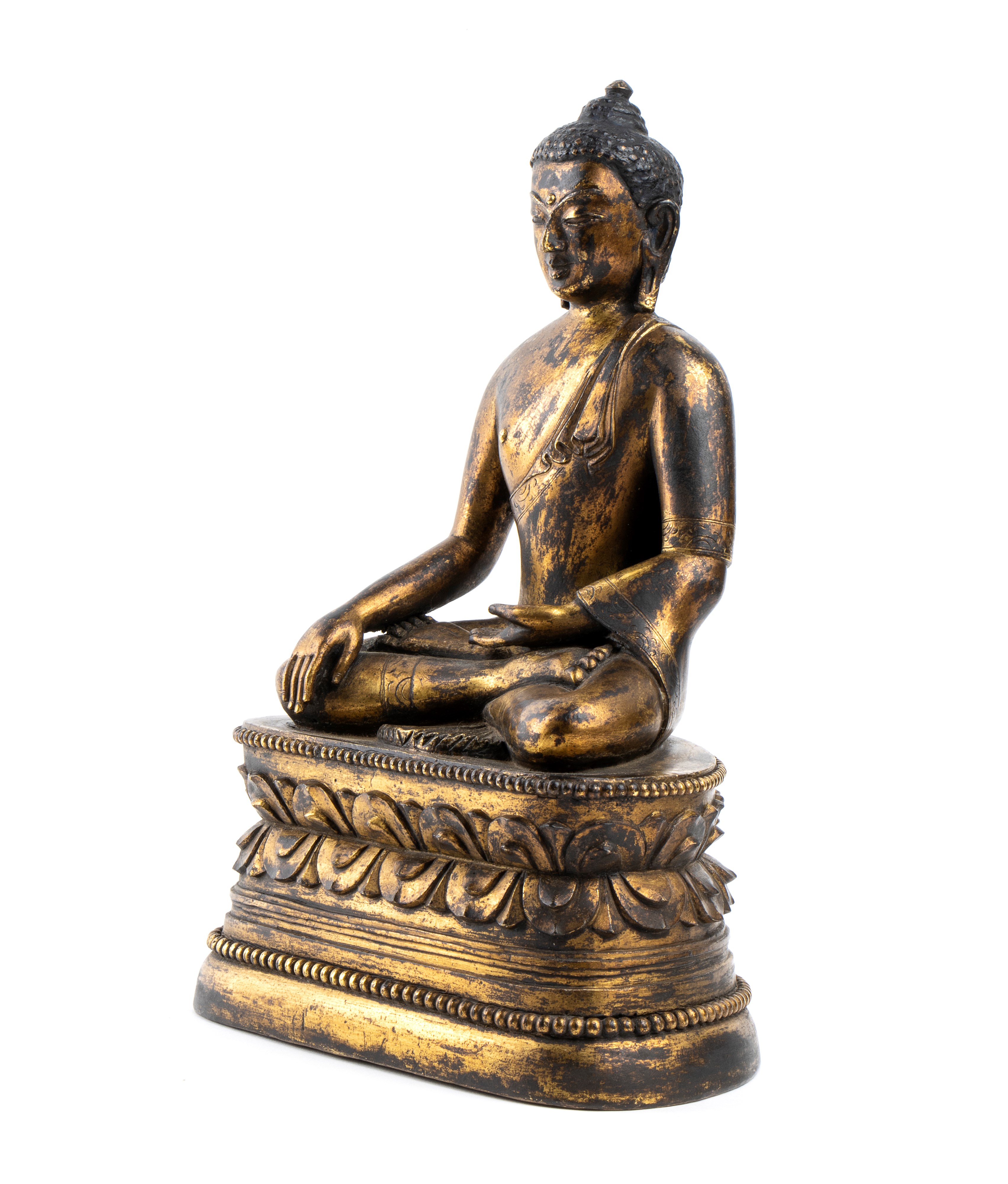 Buddha in Bronzo Dorato