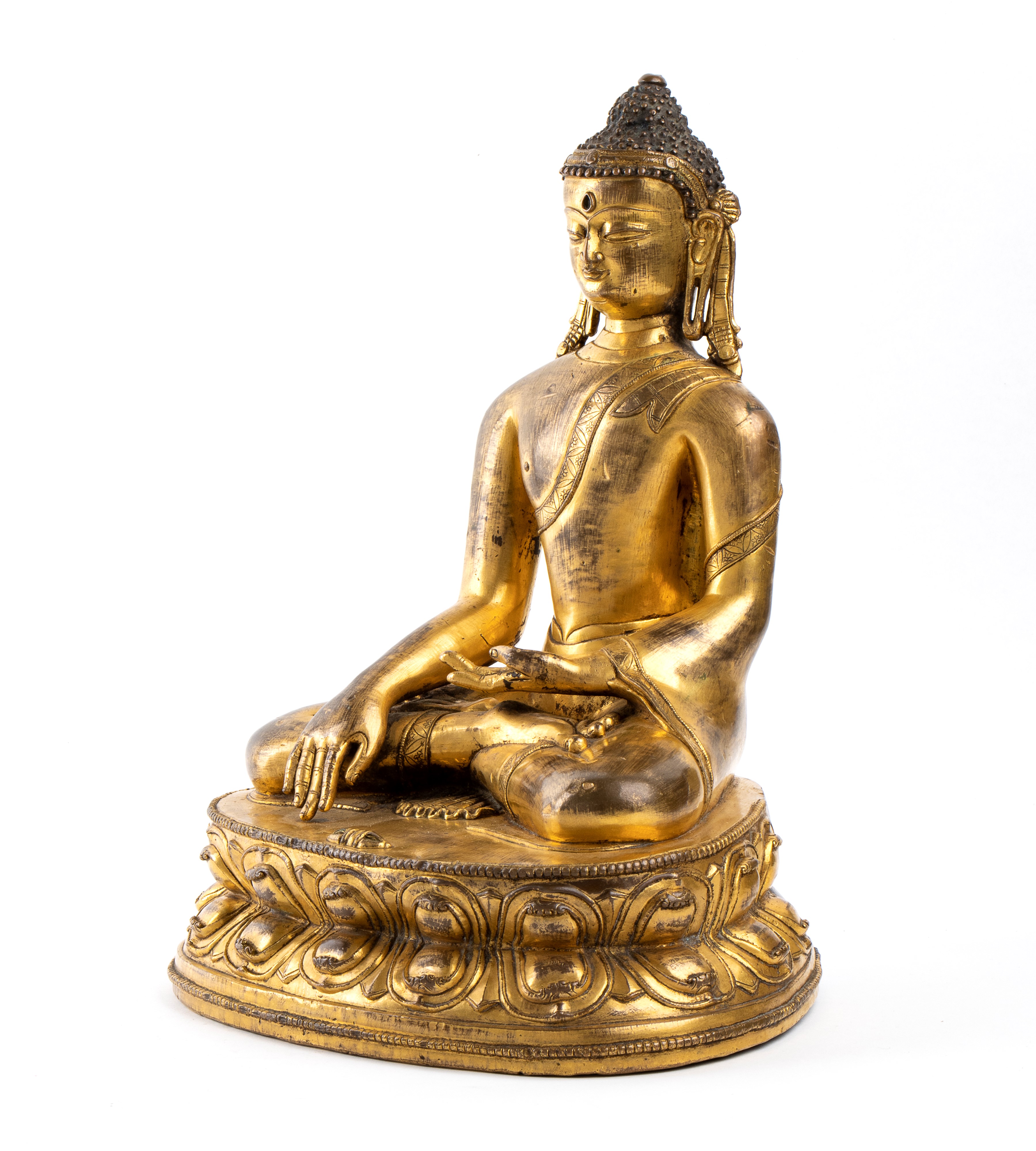 Buddha in Bronzo Dorato