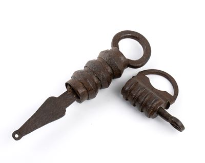 Chiave e Lucchetto in Ferro