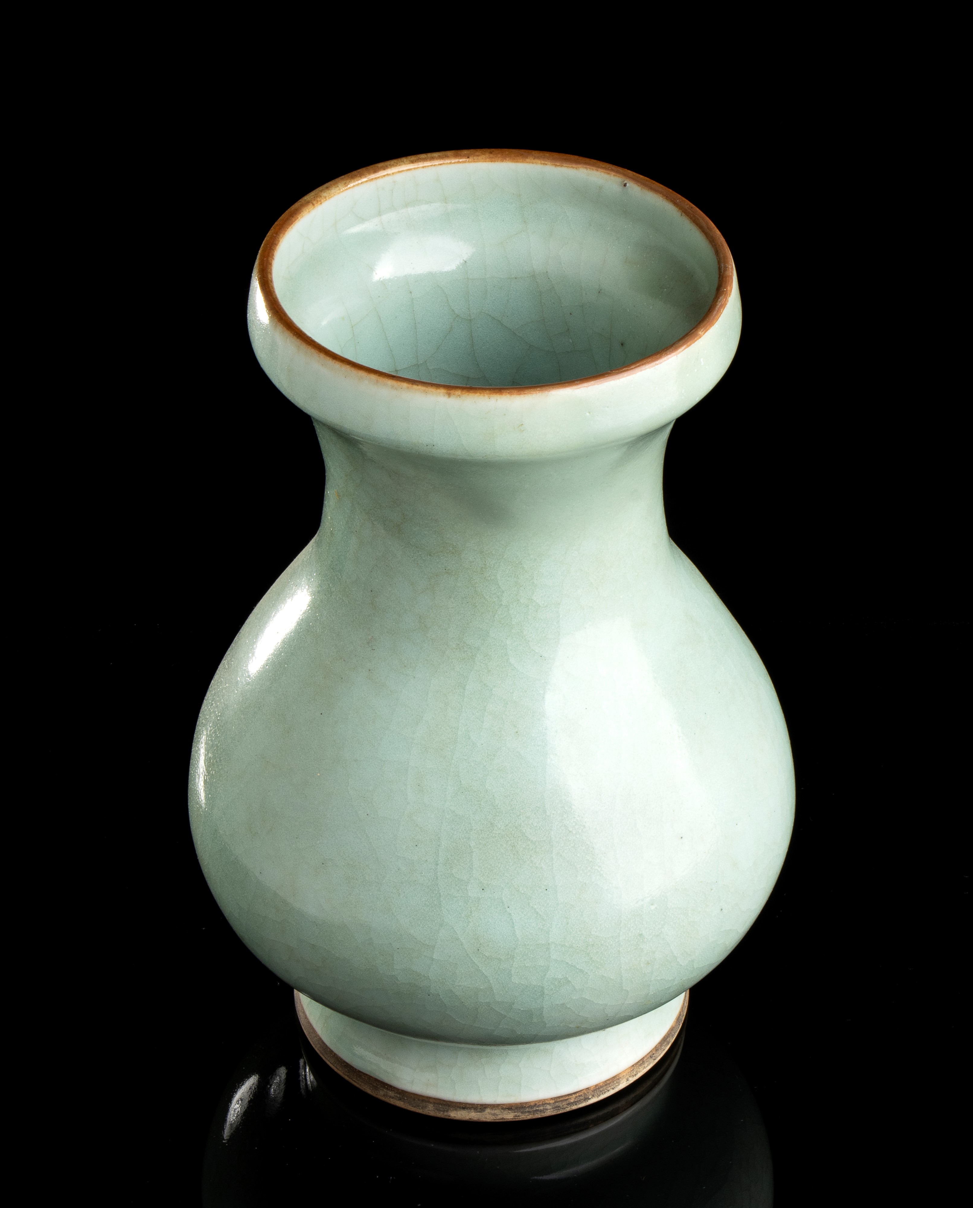 Vaso in Ceramica con Invetriatura Céladon