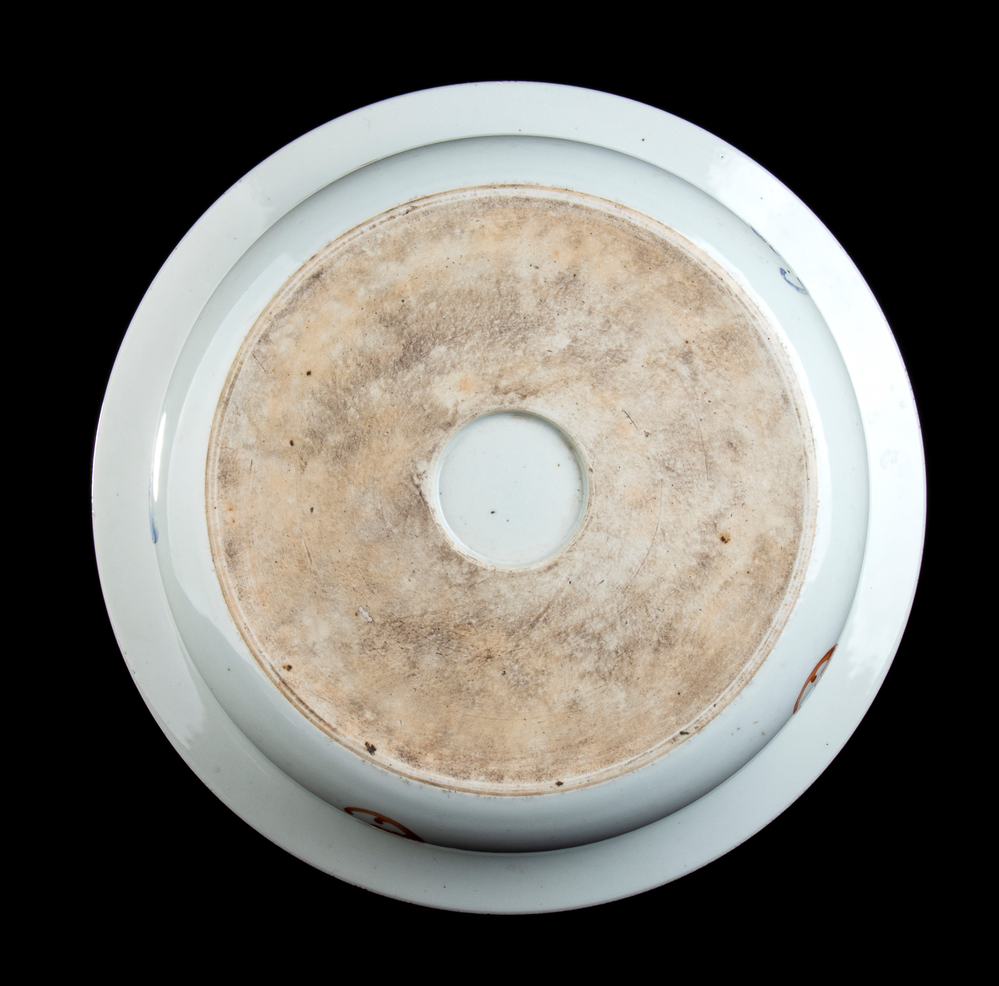 GRANDE BACILE IN PORCELLANA 'FAMIGLIA ROSA'