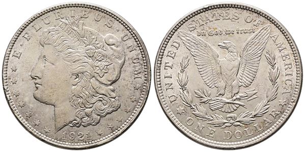 USA. Dollaro "Morgan"  1921. Ag (26,79 g; 38,02 mm) KM 110