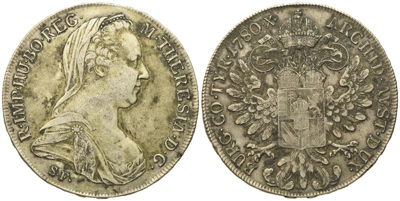 Austria. Maria Teresa D'asburgo. Tallero. Ag (28 G; 41,86 MM)