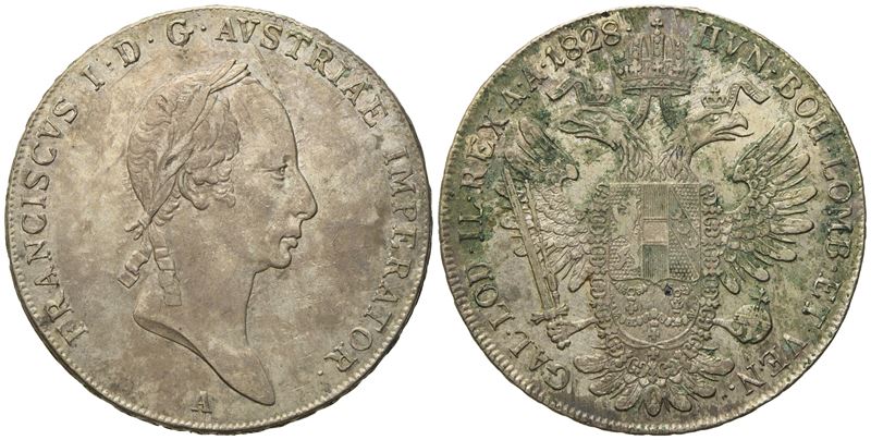 Austria. Vienna. Francesco i (1792 - 1835). Tallero 1828. "a". Ag (27,82 G; 40,14 MM).