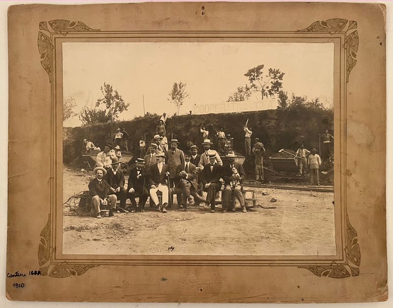 Inizio Lavori Quartiere Igea, Roma 1910