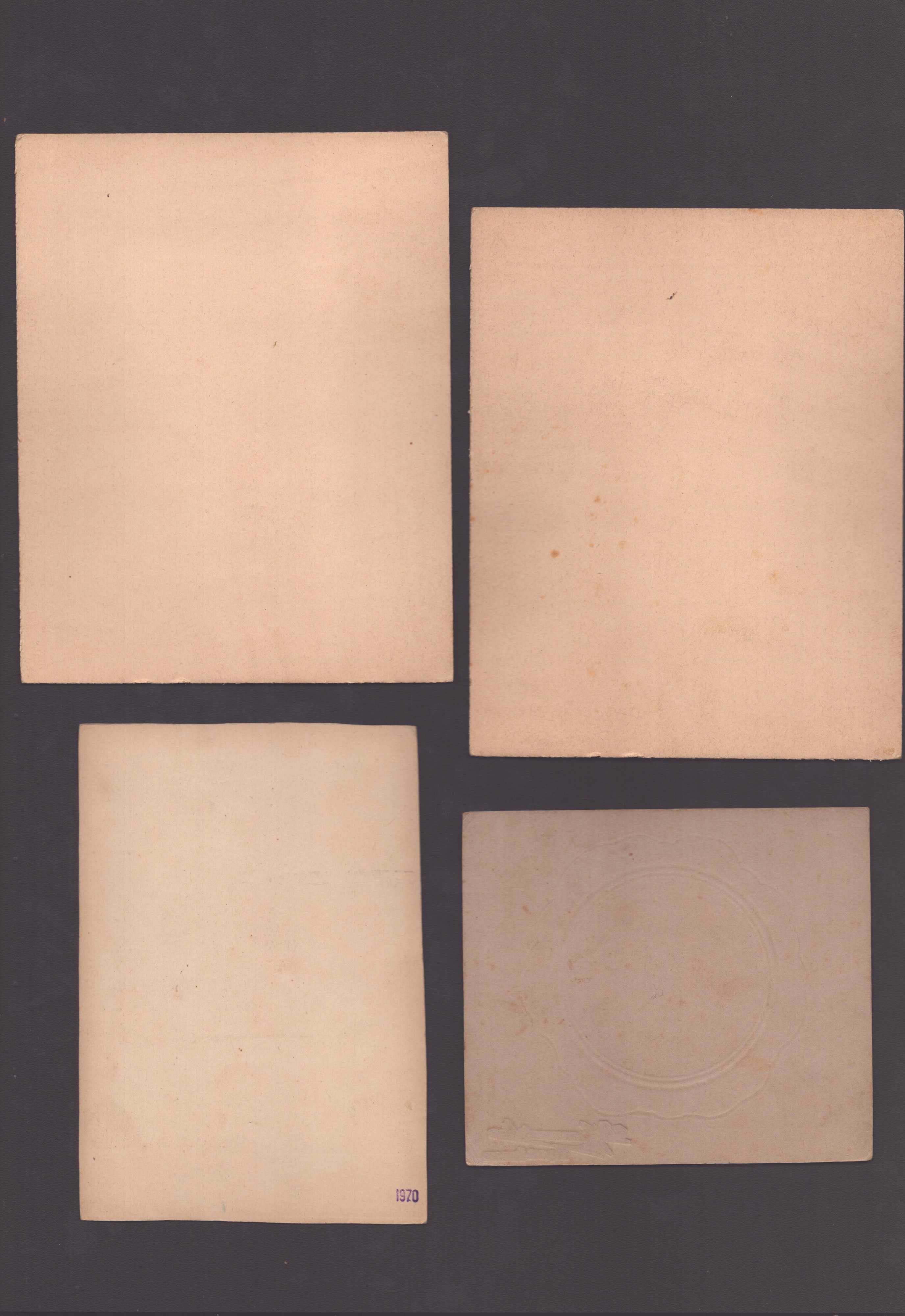 Lotto di 8 Stampe Cartonate 1890-1910 Circa