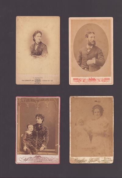 Lotto di 19 Ritratti di Fotografi Romani