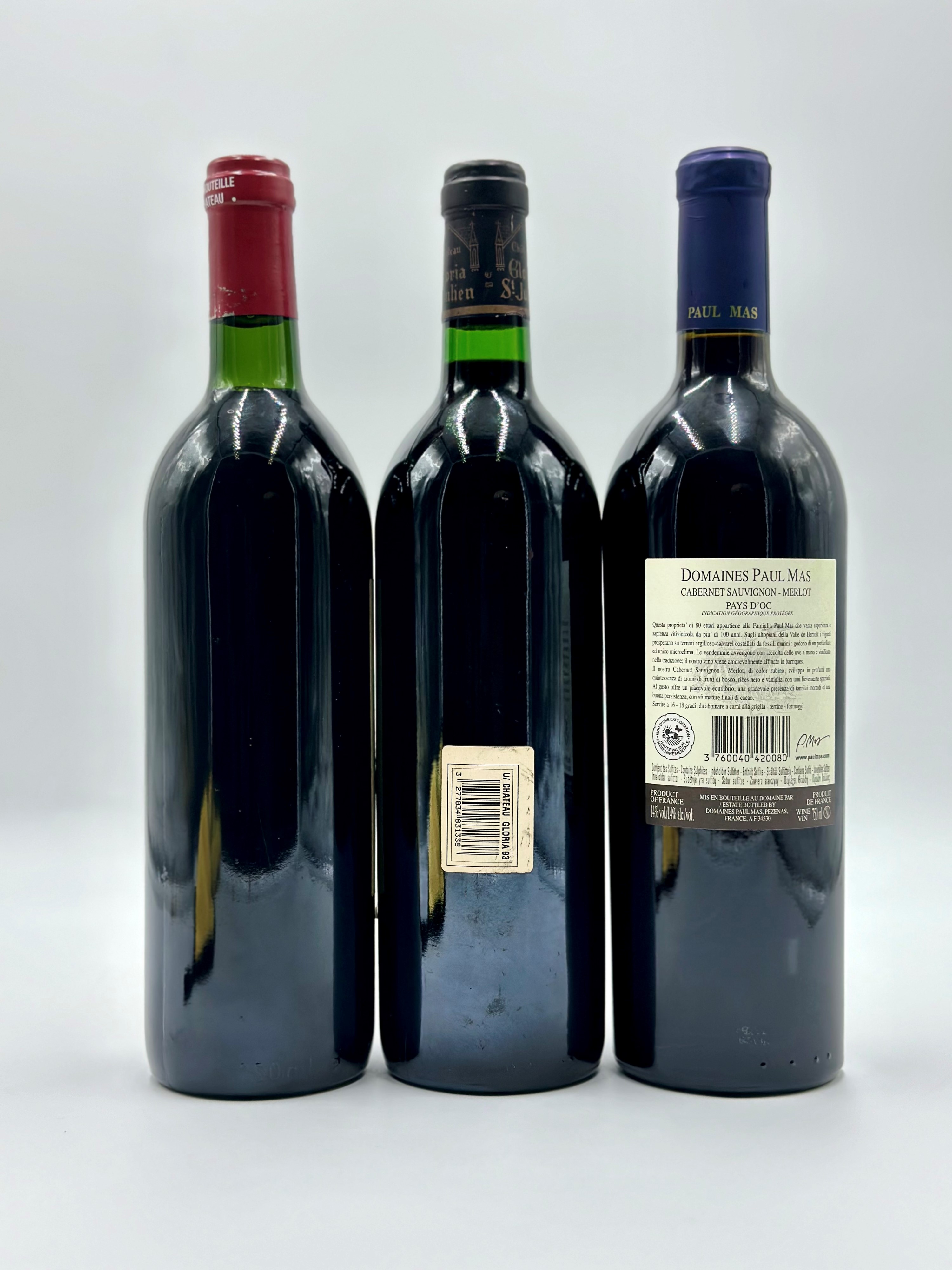 Château Leoville Poyferre - Château Gloria - Vignes De Nicole Paul Mas, 1992-1993-2022