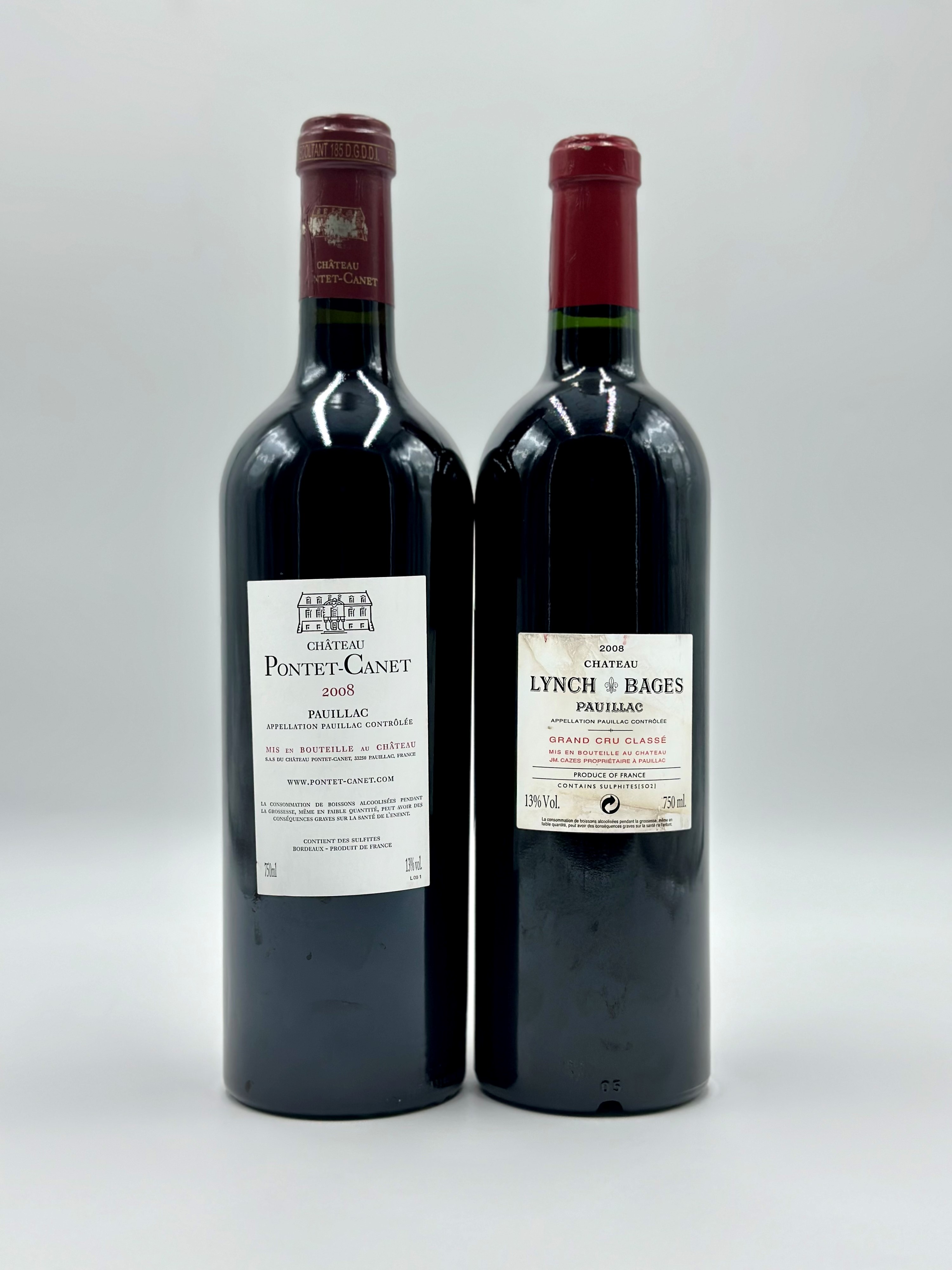 Château Pontet, Canet - Lynch Bages, 2008