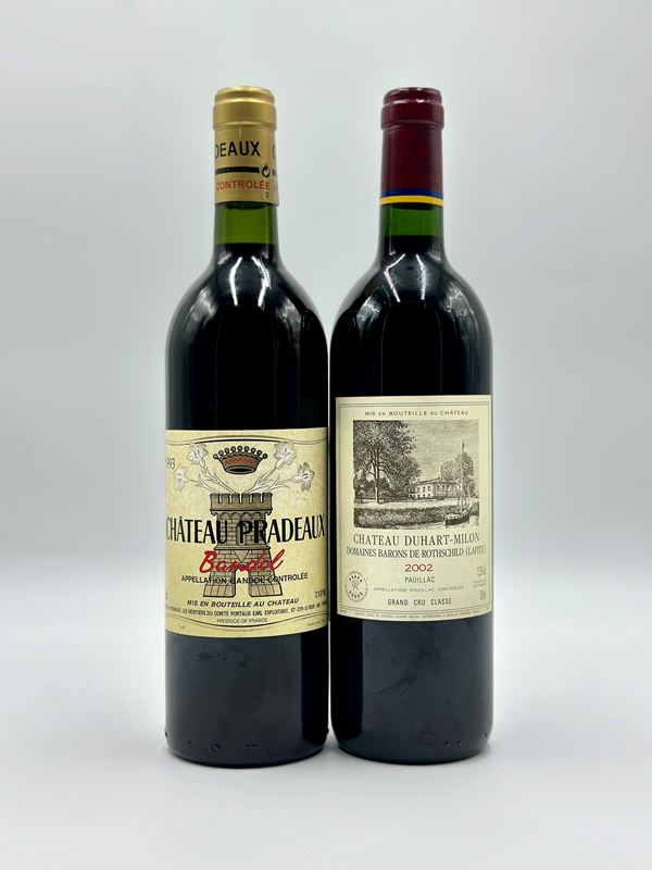 Château Prandeaux Bandol - Château Duhart Milon, 1993-2002