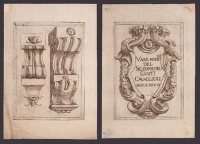 Varii Modioni del Sig. Domenico Santi Cavaliere MDCLXXXIII