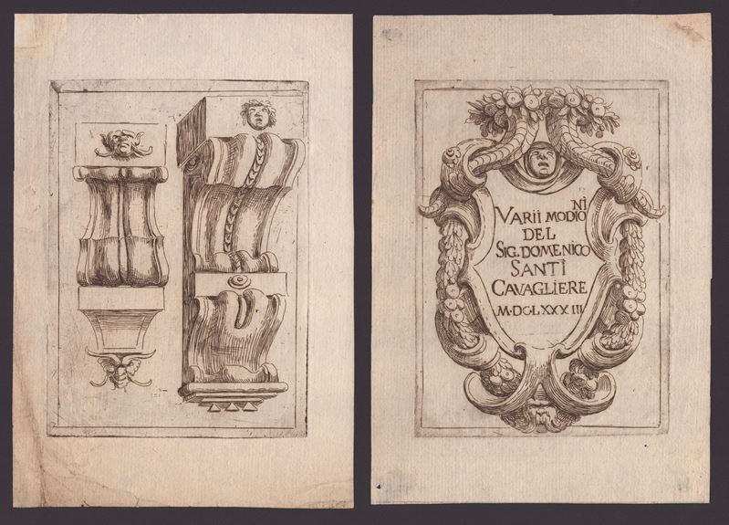 Varii Modioni del Sig. Domenico Santi Cavaliere MDCLXXXIII