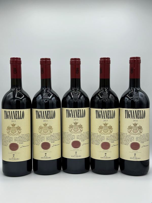 Marchesi Antinori, Tignanello, 2012-2013-2014-2015-2016