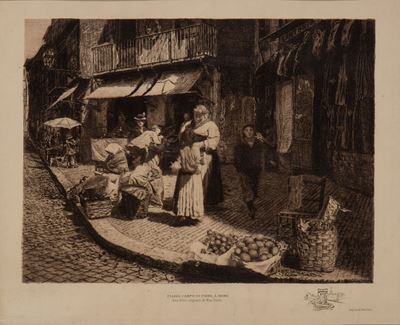 Piazza Campo De' Fiori a Roma