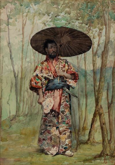 Uomo in Kimono