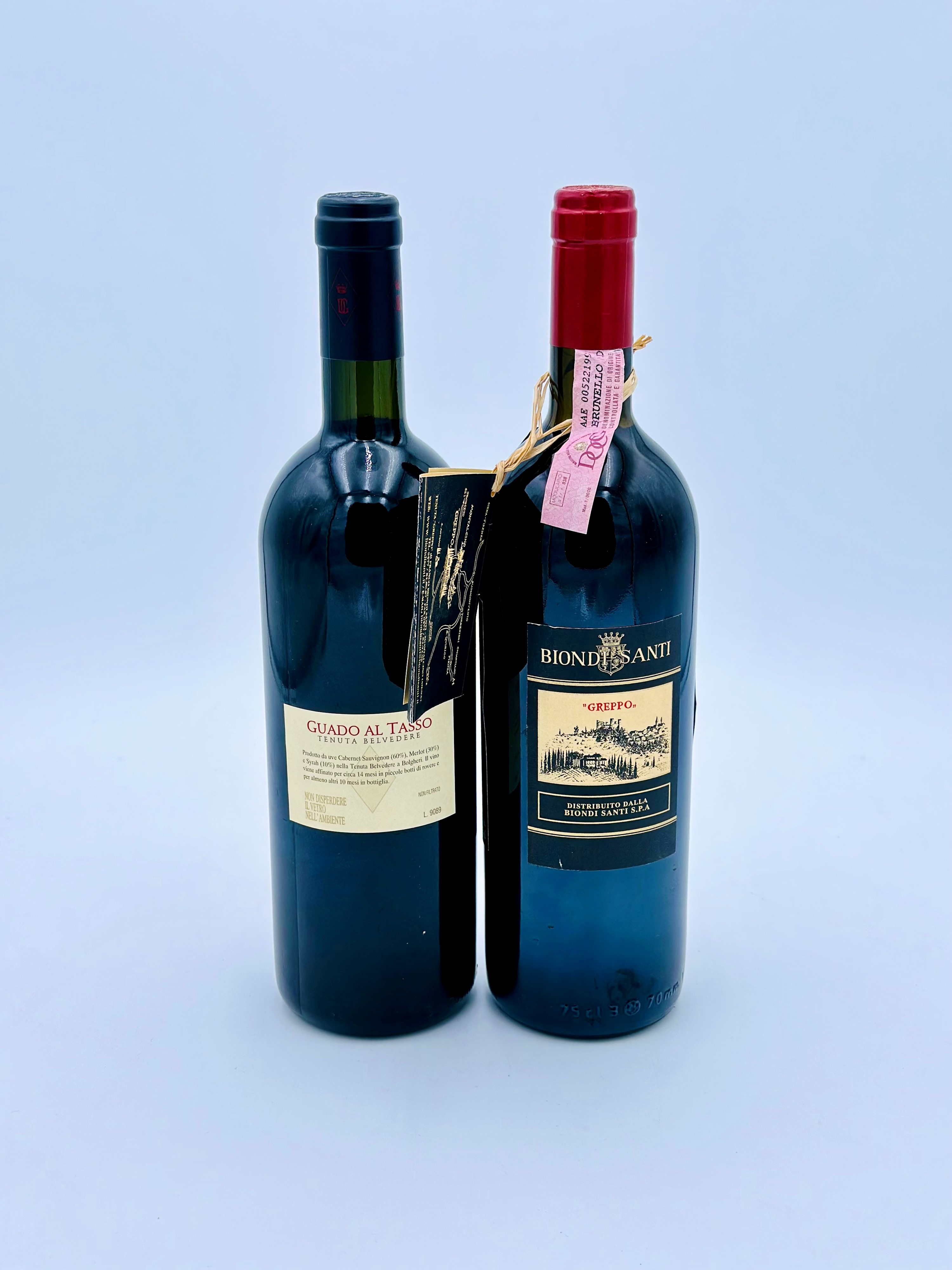 Biondi Santi, Brunello di Montalcino - Marchesi Antinori, Guado al Tasso, 1997