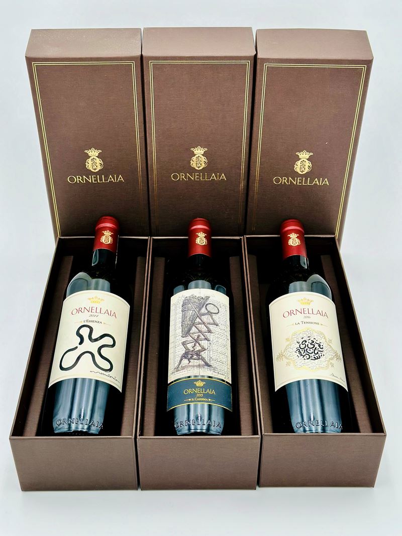Tenuta Dell'ornellaia Bolgheri Superiore, Ornellaia Verticale Vendemmia D'artista, 2014-2015-2016
