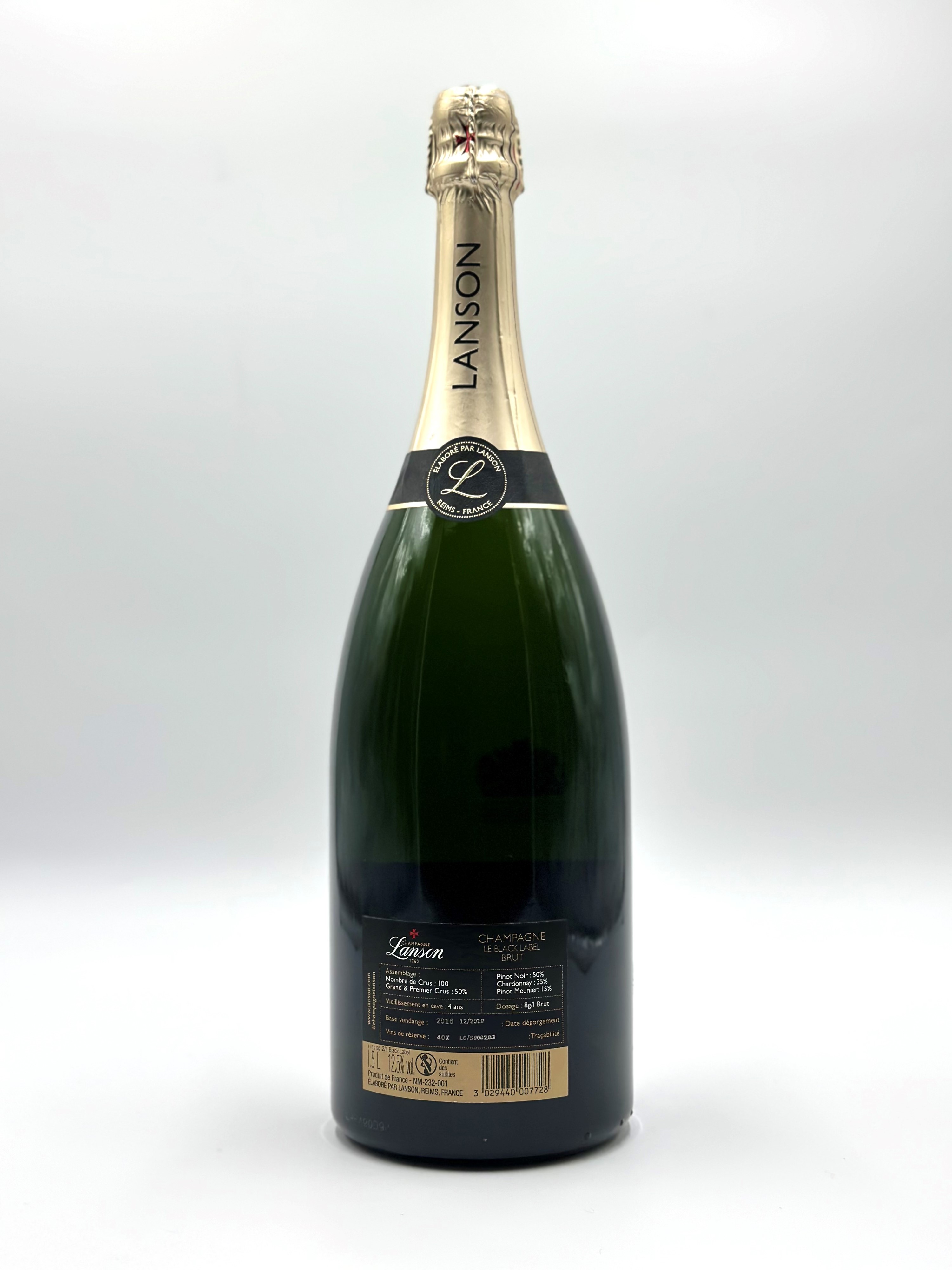 Lanson le Black Label, le Black Creation Brut