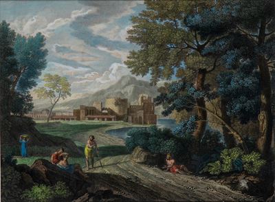Paesaggio con Rovine Figure