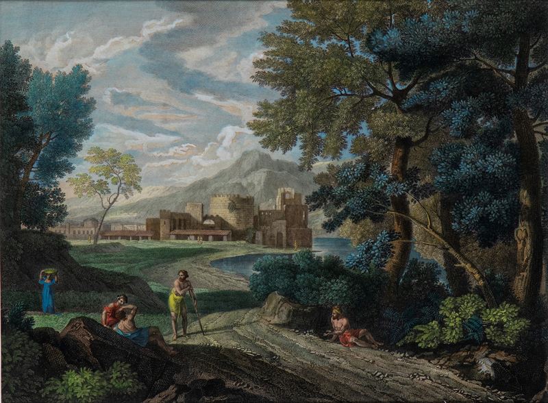 Paesaggio con Rovine Figure
