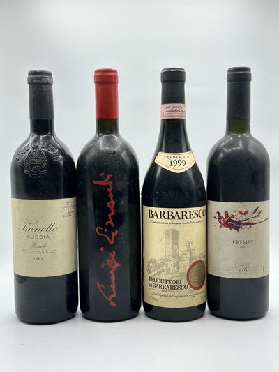 Selezione Piemonte, Prunotto - Einaudi - Prod. Barbaresco - Gaja, 1985-1999-2002