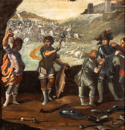 Vestizione di un Cavaliere Prima della Battaglia