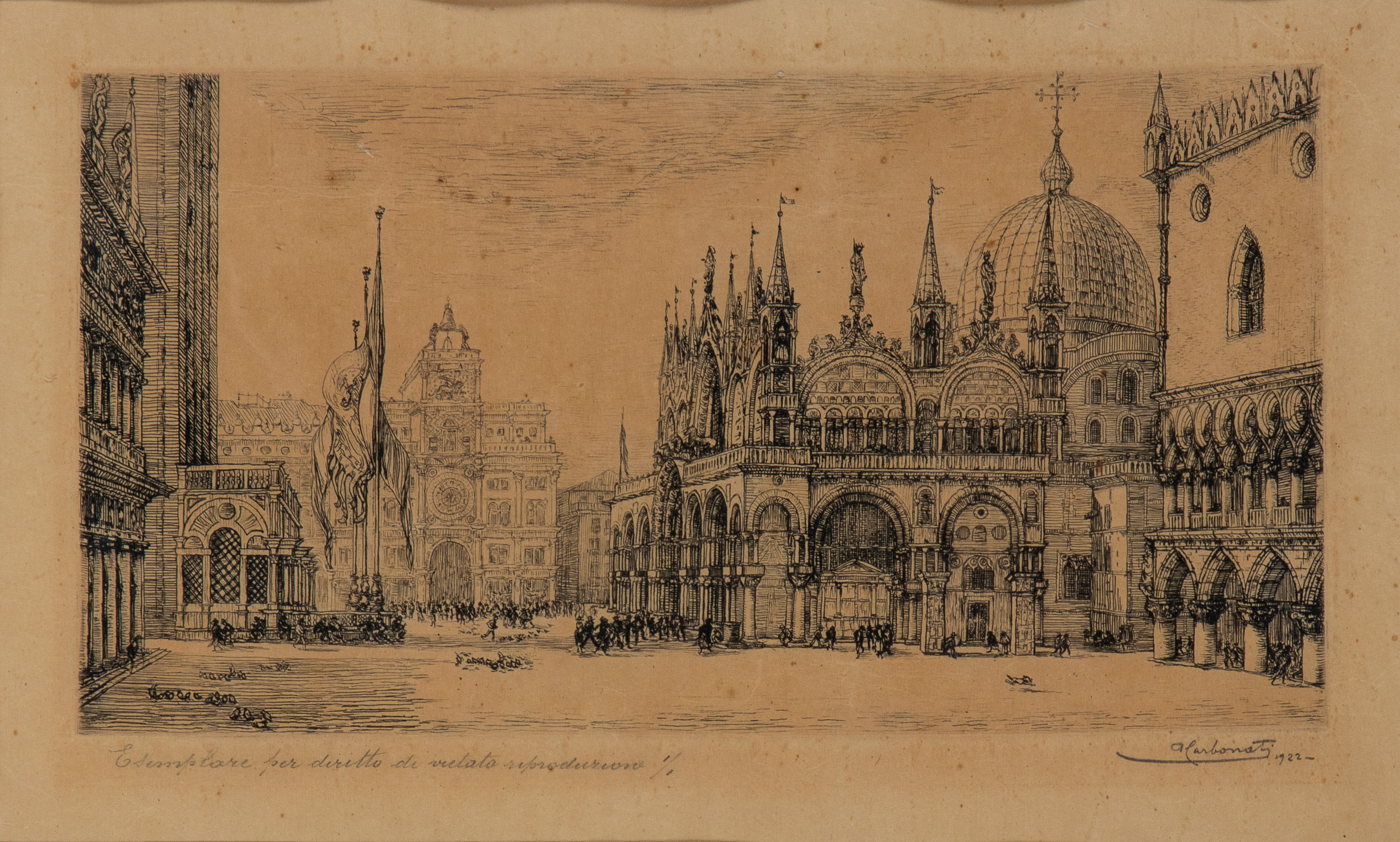 Antonio Carbonati - Ponte di Rialto | Piazza San Marco a Venezia