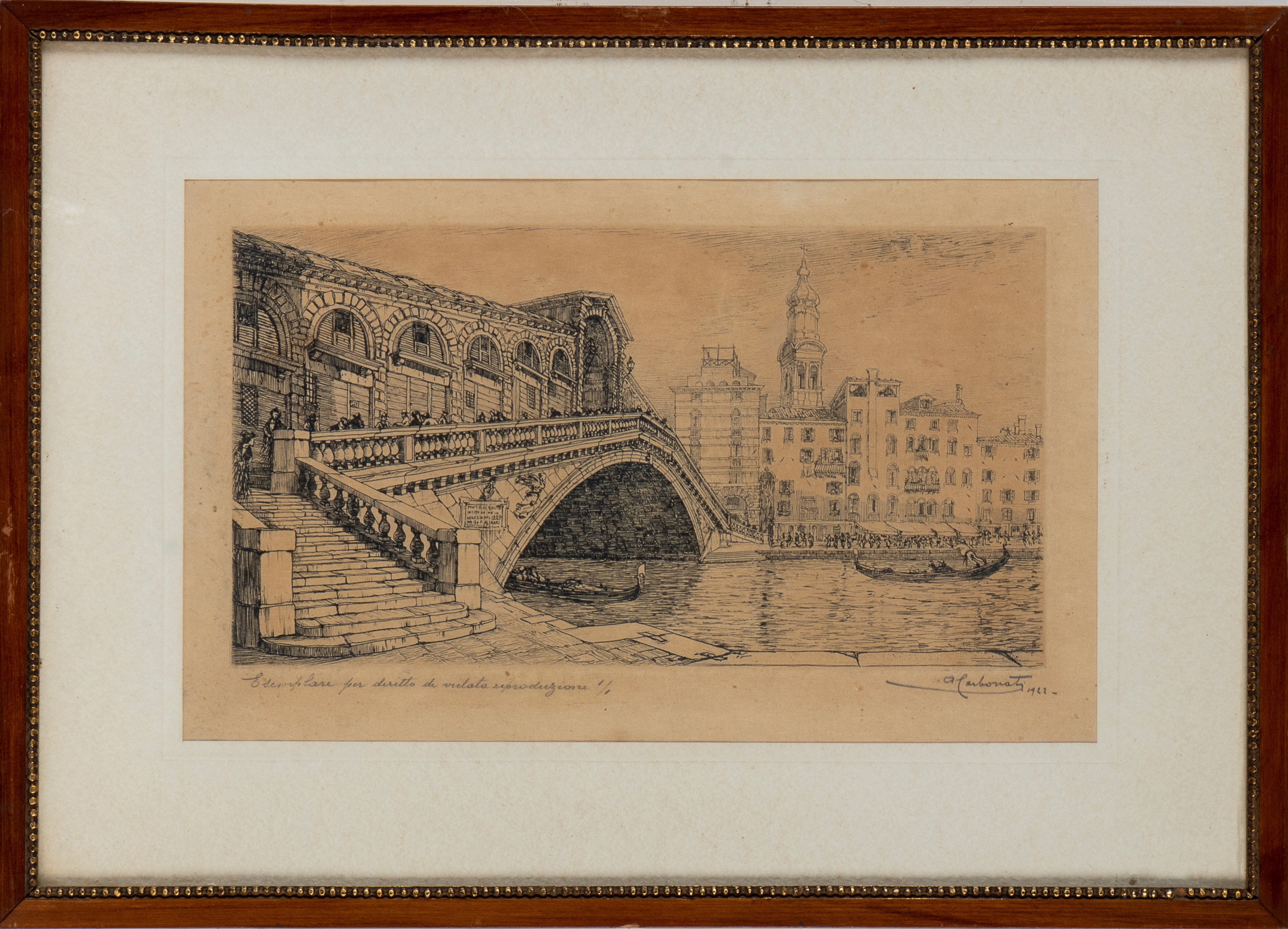 Antonio Carbonati - Ponte di Rialto | Piazza San Marco a Venezia