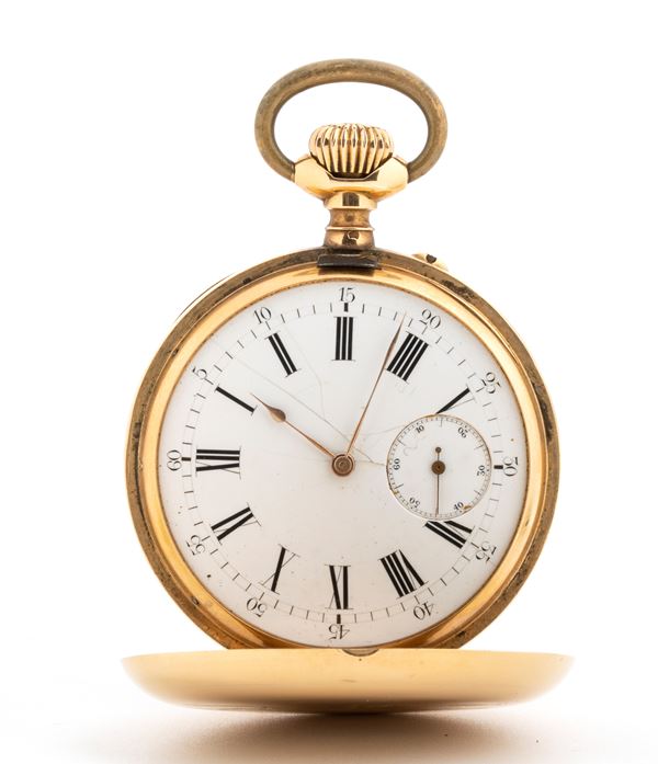 Gold pocket watch