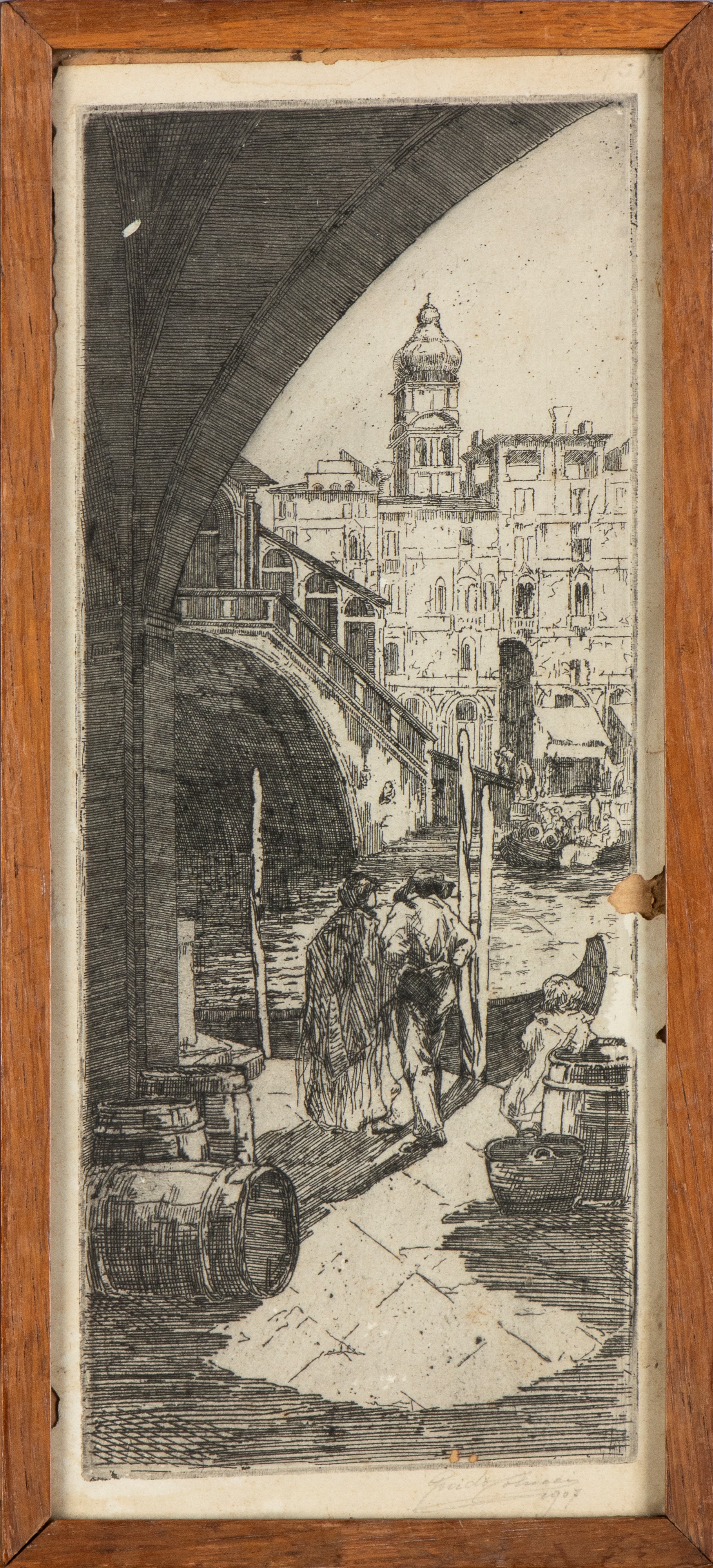 Guido Colucci - Ponte del Rialto a Venezia