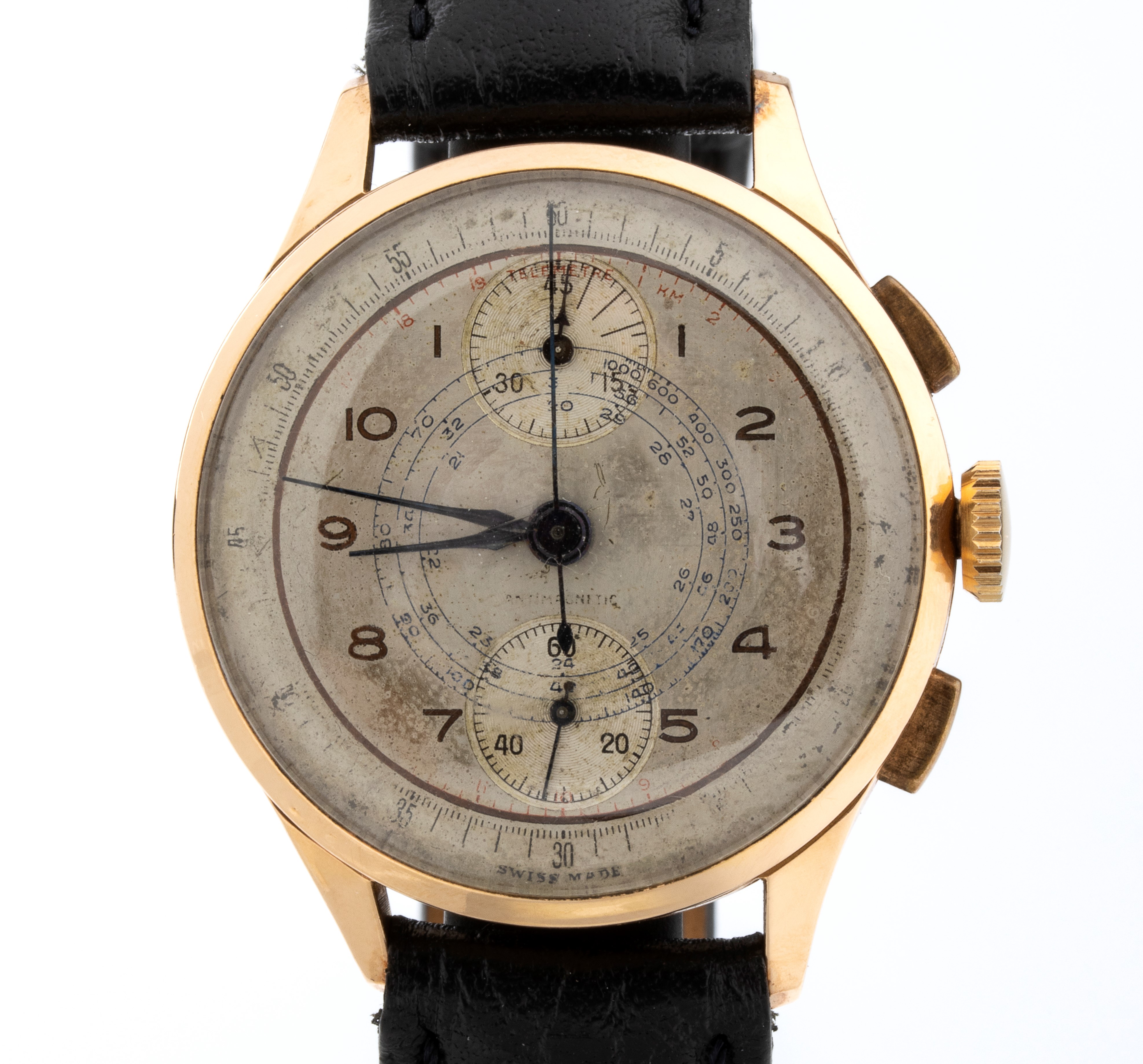 Orologio - Cronografo verticale in oro