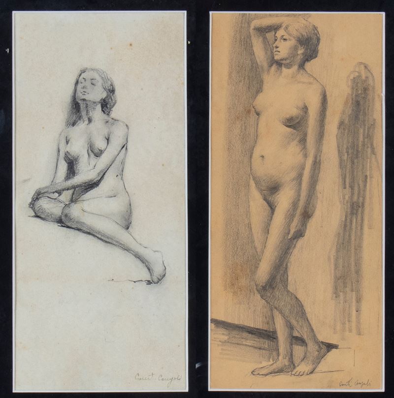 Sebastiano Conti Consoli - Due Nudi Femminili