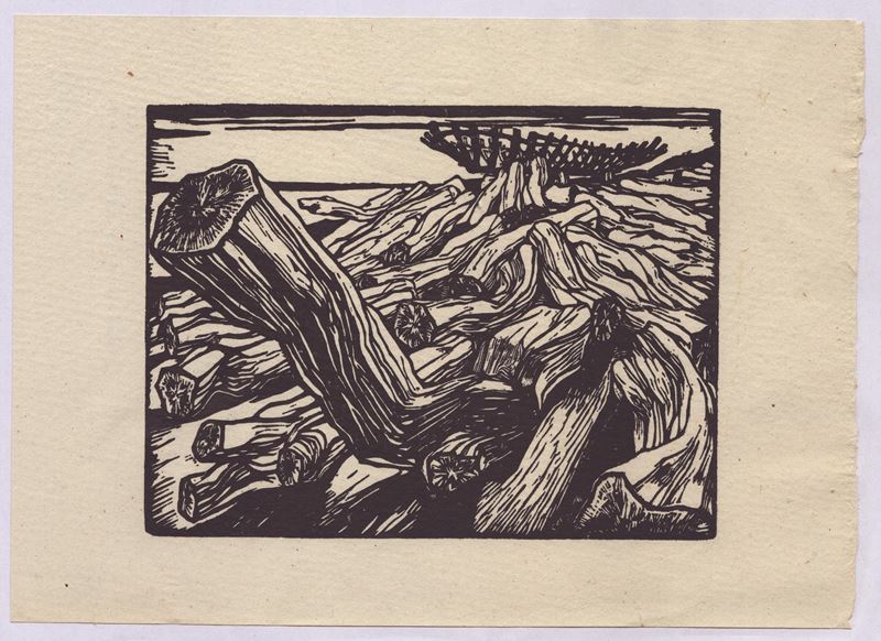 Duilio Cambellotti - Legnara a Mare