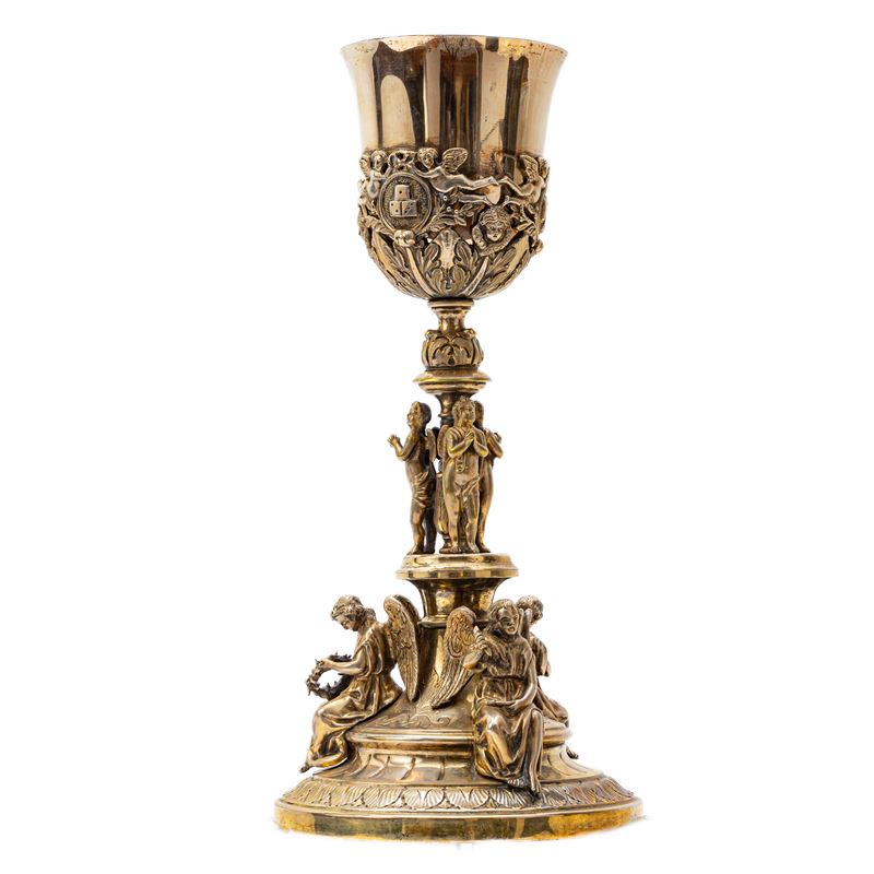 Calice in Bronzo e Argento