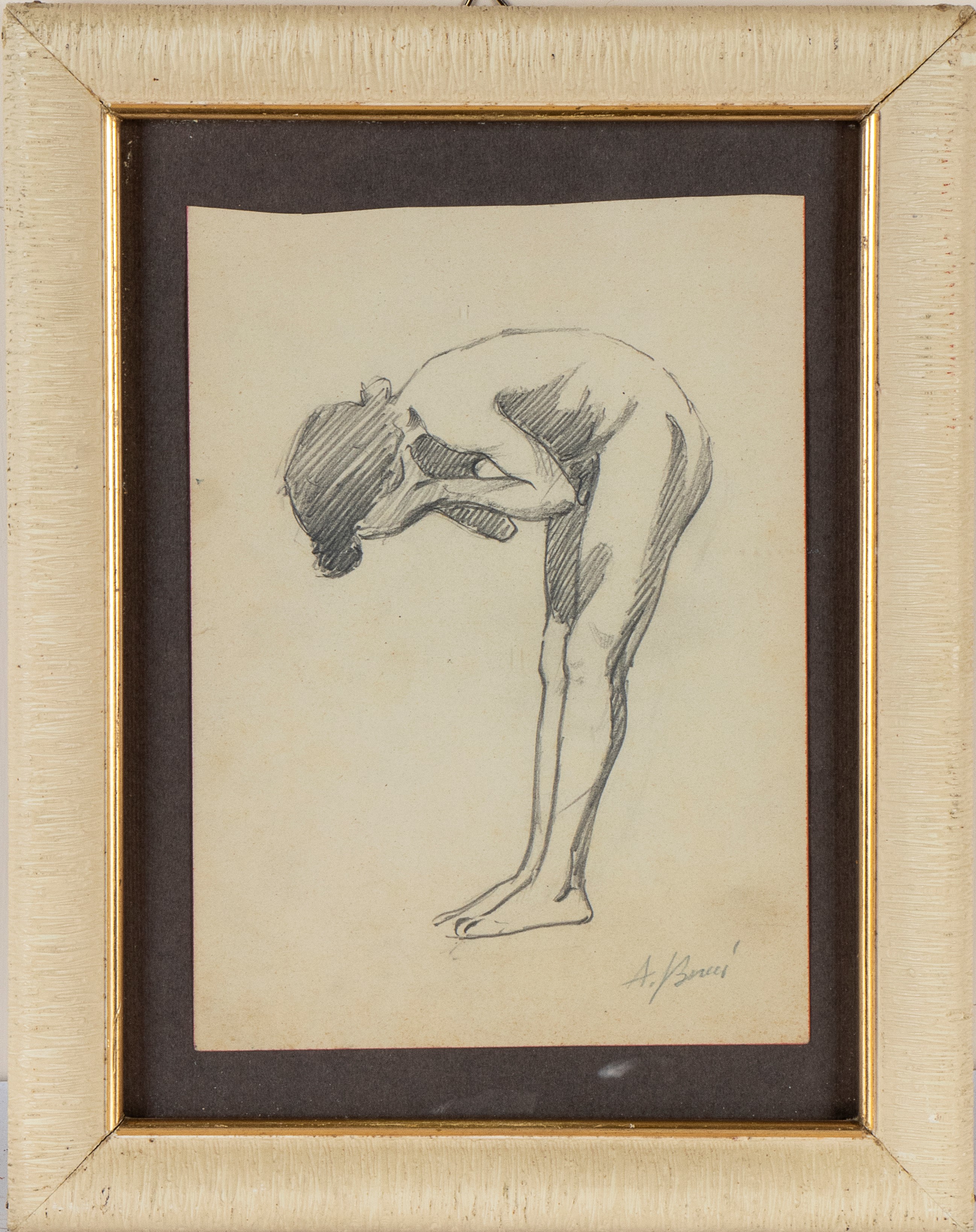 Anselmo Bucci Fossombrone, 1887 - Monza, 1955 - Studio per Figura Femminile