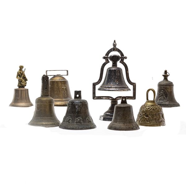 Collection of eight bells