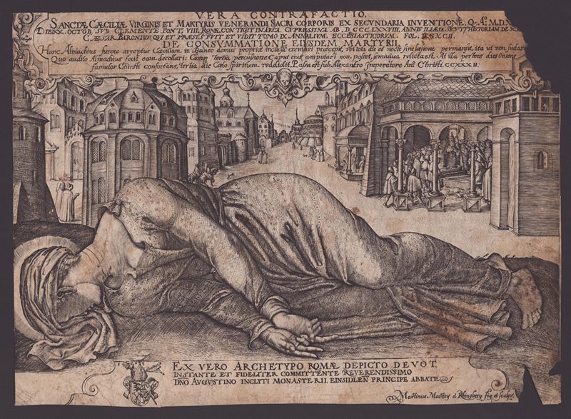 Martinus Martini - Vera Contrafactio Sanctae Caeciliae Virginis Et Martyris Venerandi Sacri Corpo...