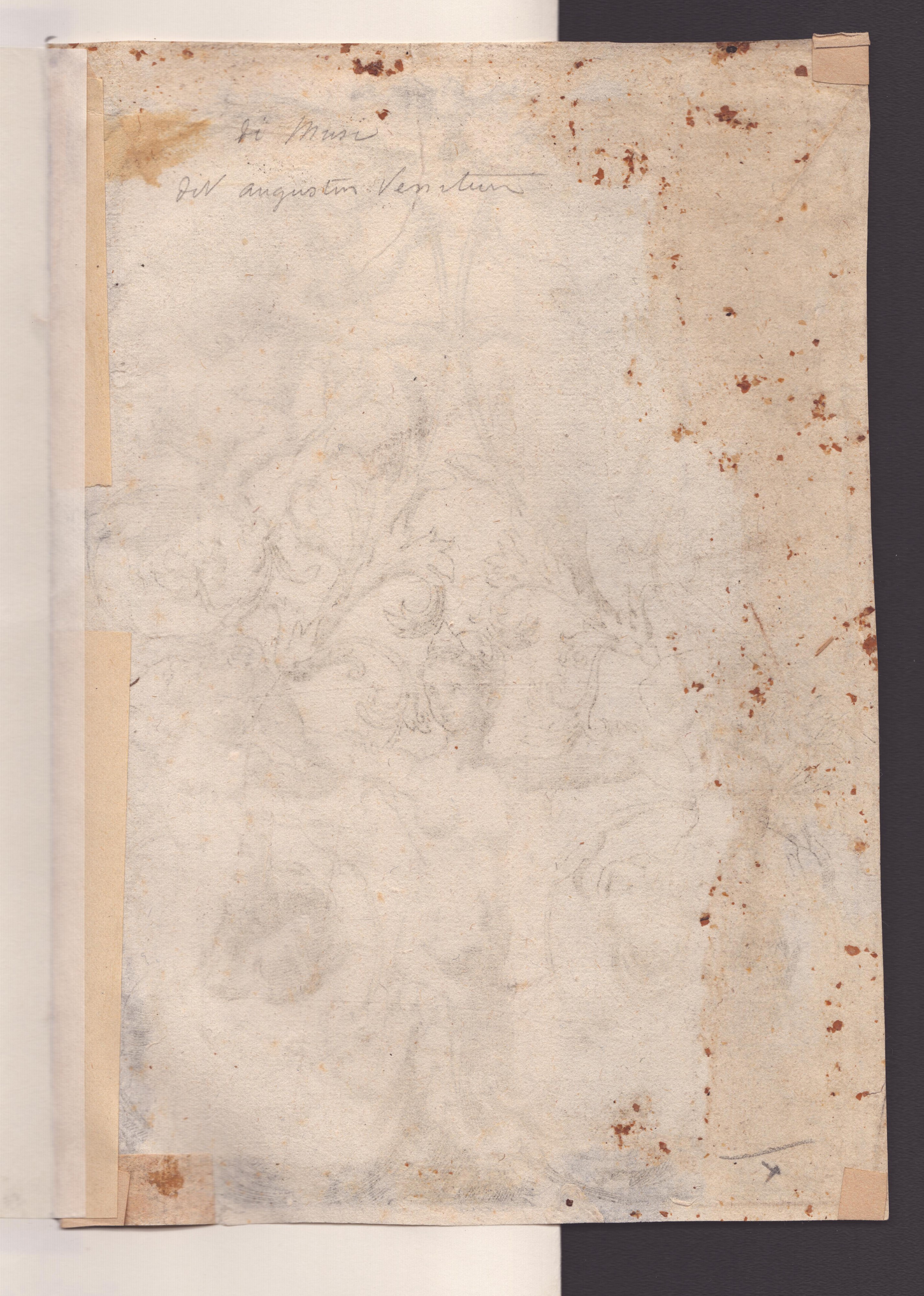 Agostino Veneziano (agostino dei Musi) - Pannello Ornamentale con Quattro Putti e una Donna