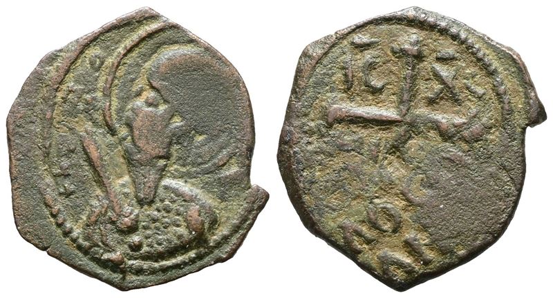 ANTIOCHIA. Tancred (Regent: 1101-1103, 1104-1112), Follis; Æ (3,20 g; 23 mm). Metcalf, Crusades 6...