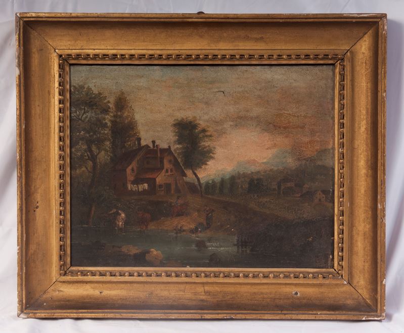 Paesaggio con Fiume e Bosco