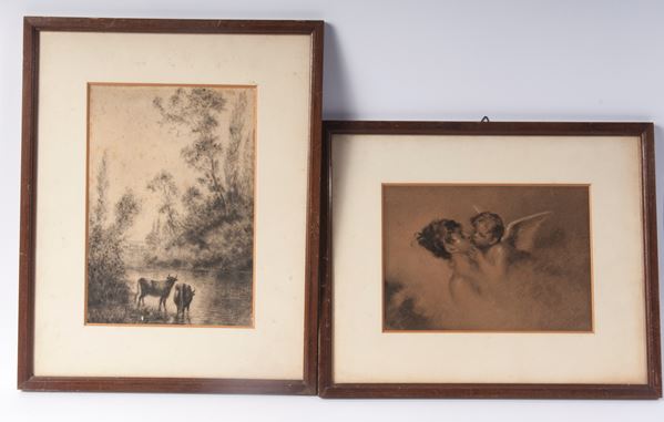 lot of two drawings