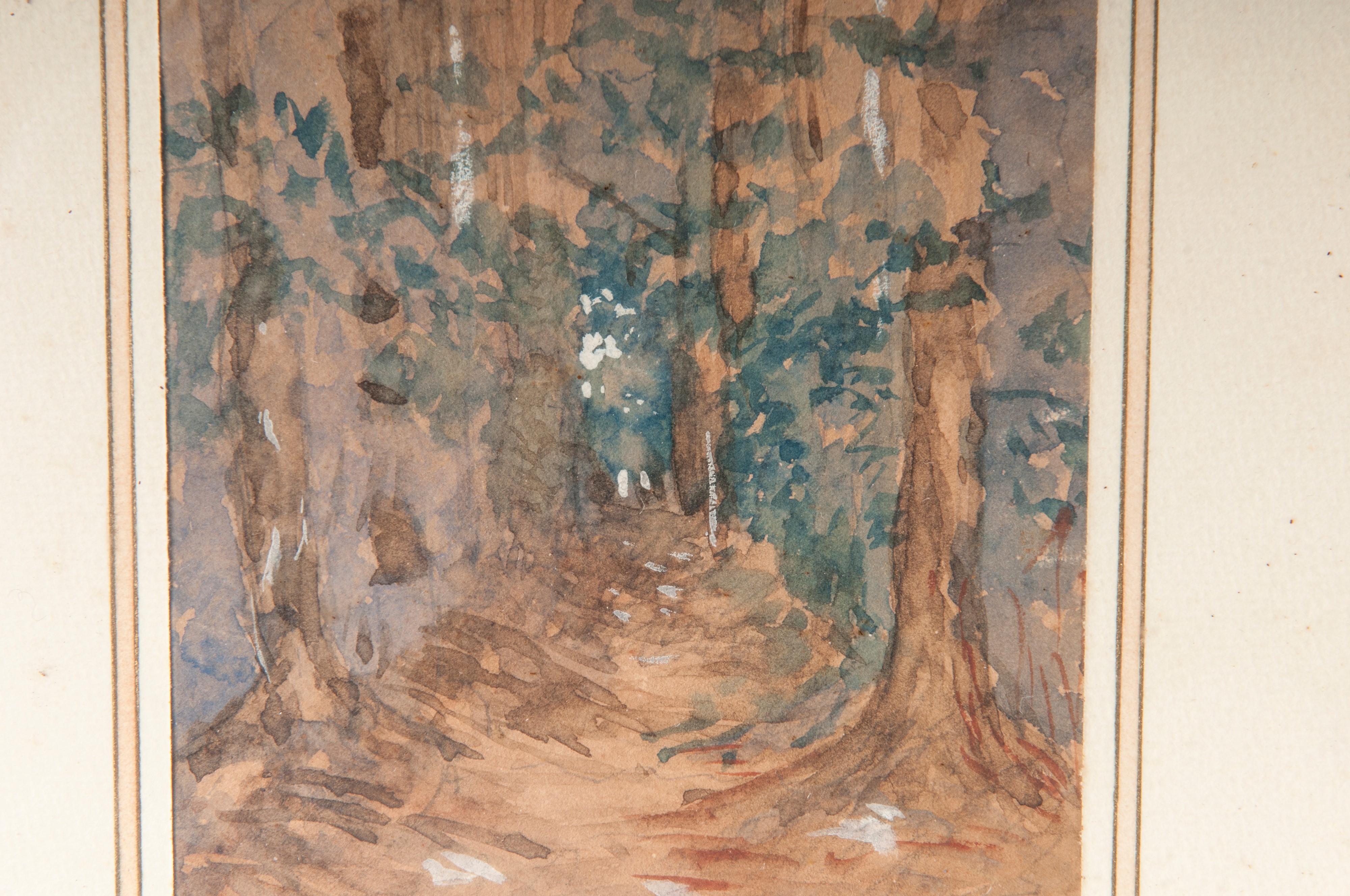 Lotto di due acquarelli su carta