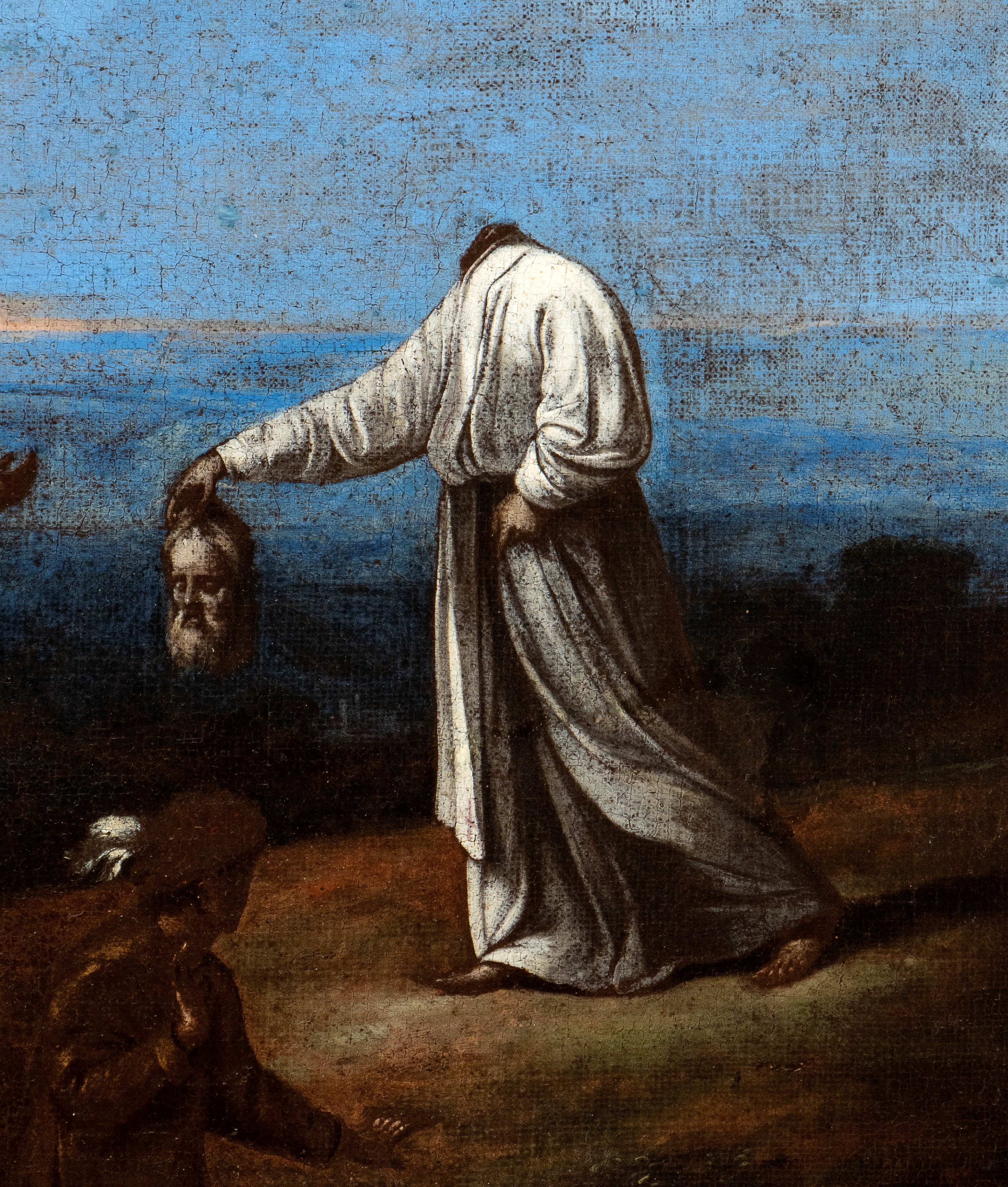 Nicolas Poussin - San Dionigi Terrorizza i Propri Carnefici con la Sua Testa Mozzata