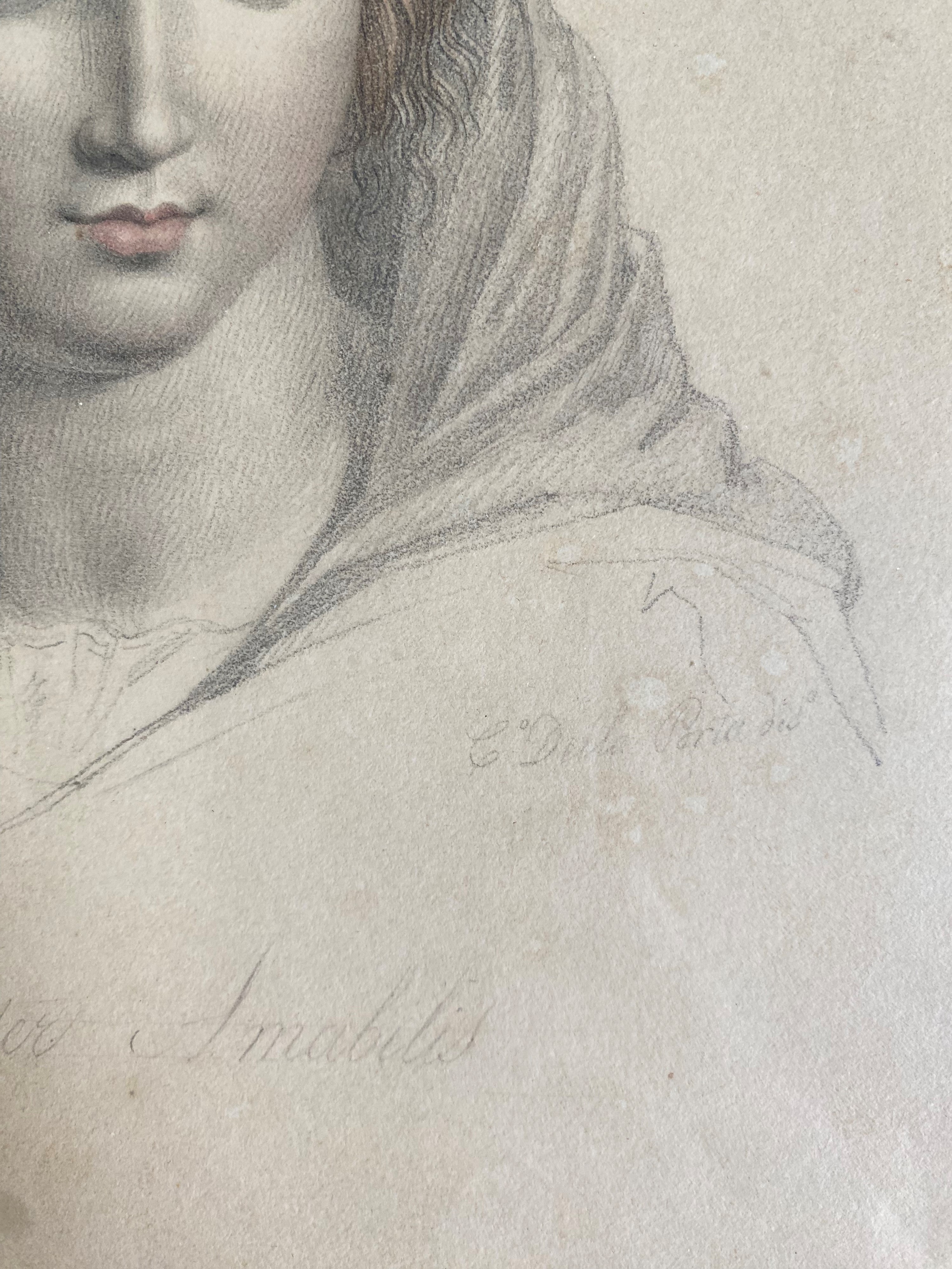 Carlo della Porta - Studio per Volto di Madonna